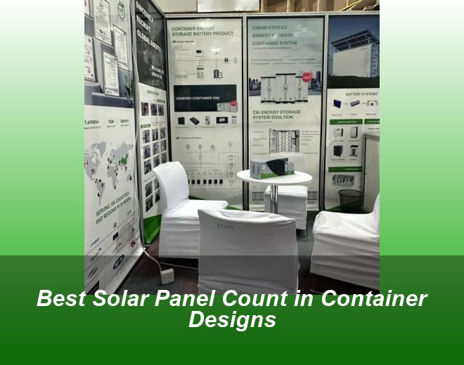 Best Solar Panel Count in Container Designs